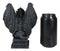 Gothic Winged King Kong Ape Man Gargoyle Perching On Celtic Pedestal Figurine