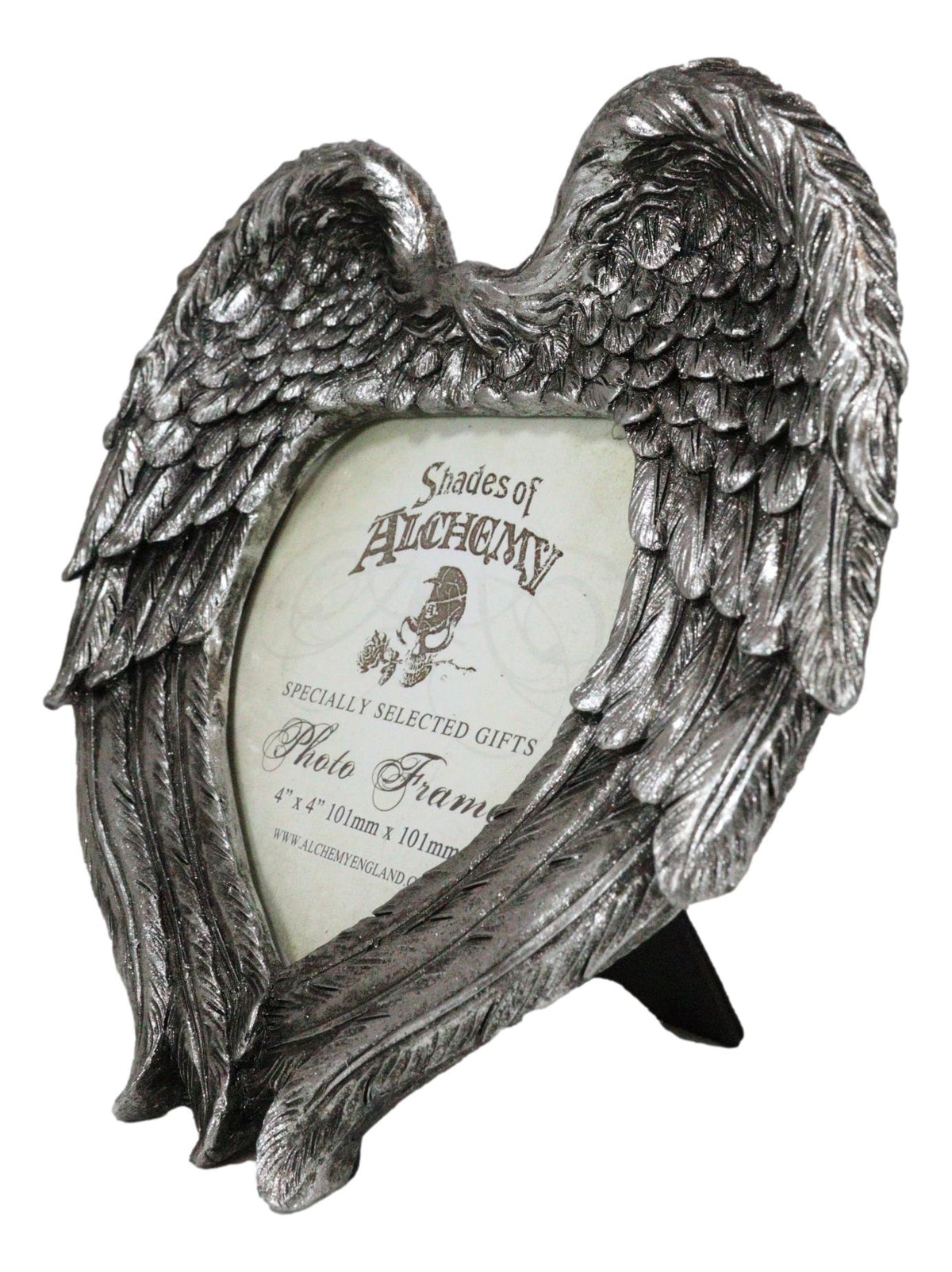Gothic Angel Winged Heart Photo Picture Frame Wall Or Easel Desktop Display