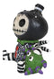 Ebros Furrybones Black Itsy Bitsy Webster Spider Skeleton Figurine Small Furry Bones