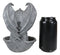 Gothic Chimera Gargoyle On Fountain Pedestal Backflow Incense Cone Burner Decor