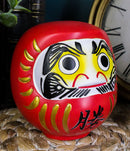 Japanese Traditional Zen Buddhism Daruma Dharma Doll Figurine Good Luck Talisman