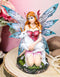 Ebros Enchanted Forest Lavender Fairy With Baby Unicorn Figurine Myths Legends Accent