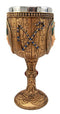 Ebros Ancient Egyptian Nefertiti Wine Goblet In Hieroglyphic Design 6oz 7"H
