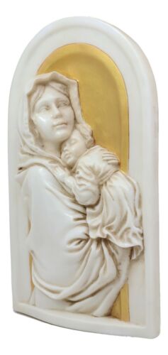 Ebros Madonna & Child Wall Plaque  Nativity Mary & Baby Jesus Christ Catholic