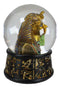 Ancient Egyptian Pharaoh King Tut Small Water Globe With Hieroglyphic Base