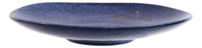 Pack Of 6 Made In Japan Blue Tombo Dragonfly Small Appetizer Salad Coupe Plate