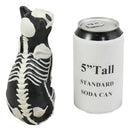 Ebros Day of The Dead Bone Skeleton Cat Statue Halloween X-Ray Decor Collectible Crazy for Cats Figurine (Male Cat)