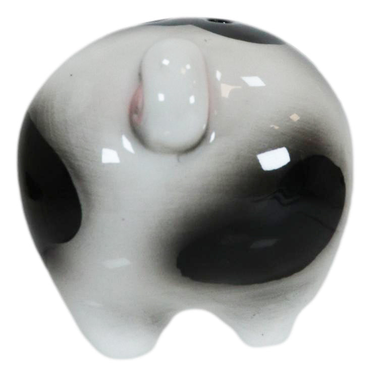 Ceramic Animal Farm Porky Pigs Lover Couple Kissing Salt Pepper Shakers Set