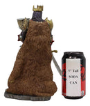 Ebros Legendary King Arthur Pendragon Wielding The Excalibur Sword Statue 10" Tall Matter of Britain Knights of The Round Table Kingship Figurine (Vivid Colors)