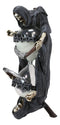 Soul Harvester Time Waits For No Man Gothic Grim Reaper With Scythe Sand Timer