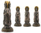 Bodhisattva Three Sided Kuan Yin Buddha Goddess Love Mercy Compassion Figurine
