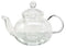 Ebros Glass Tea Pot With Tea Leaves Infuser Medium 5.25" Tall 28 Ounce Capacity