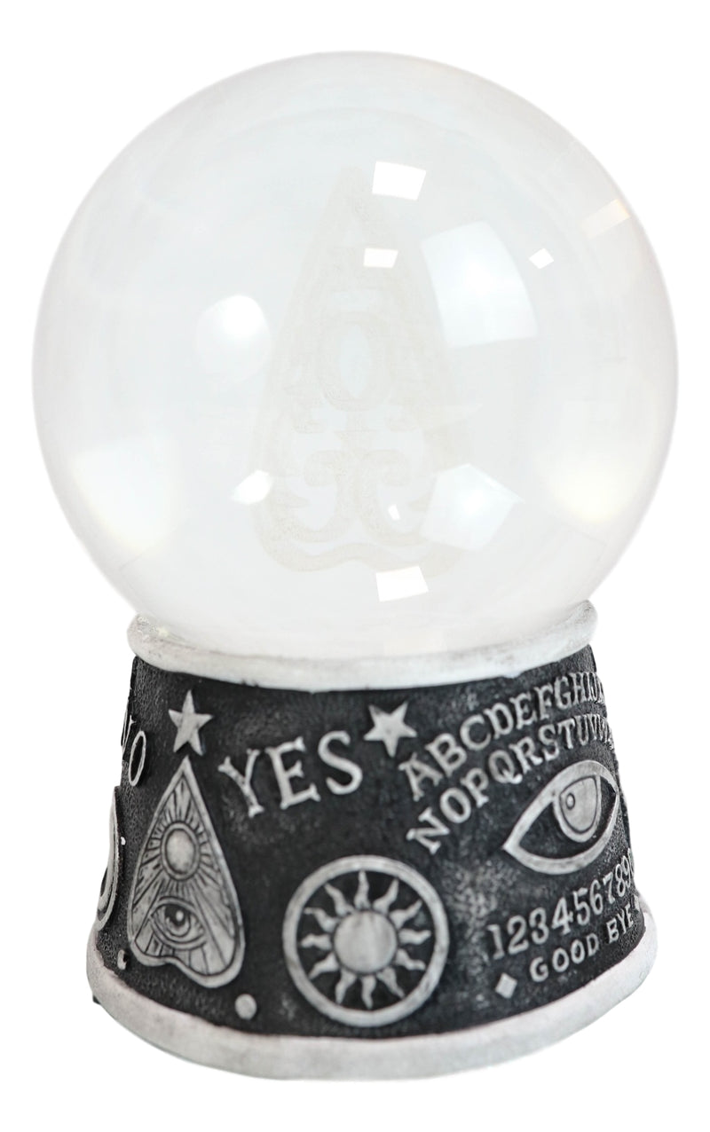 Wicca Ouija Spirit Board Evil Eye Planchette LED Glass Gazing Ball Figurine