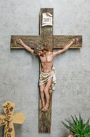 Passion of Jesus Christ Death at Calvary Crucifix Catholic INRI Wall Cross Decor