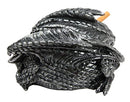 Ebros Gift Smaug Mountain Castle Dragon in Repose Round Cigarette Ashtray Figurine