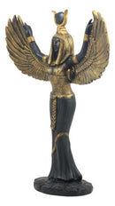 Ebros Egyptian Goddess Isis With Open Wings Statue Ancient Egypt Deity of Magic and Nature Iset Sculpture