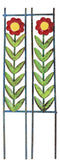 Fairy Garden Terrarium Miniature Sunflower Trellis Stake Metal Sculpture 7.75"H