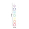 Colorful Wiccan 7 Chakra Symbols Zone Colors Dreamcatcher Yoga Wall Decor Mobile