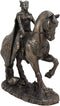 Ebros Celtic Irish Moon Goddess Rhiannon Riding Horse in Arberth Statue 10"H