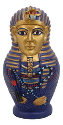 Ebros 3 Piece Set Pharaoh King TUT Sarcophagus Coffins with Mummy Nesting Doll Matroyshka Figurines 6" Tall - Ebros Gift