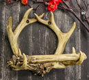 Rustic Western 8 Point Buck Deer Antlers Toilet Paper Holder Bathroom Wall Decor