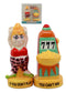 Casino Jackpot Lucky Winner Lady With Slot Machine Salt & Pepper Shakers Set