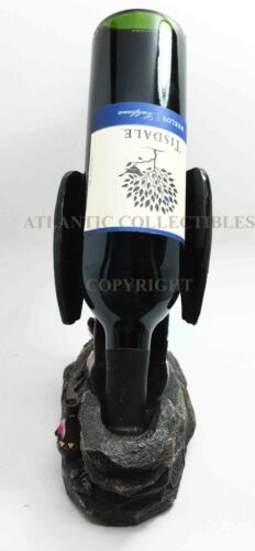 Bird Totem Spirit Ojibwe Tribal Pole Family Lineage Wine Bottle Holder Figurine