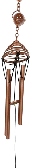 Stained Glass Feline Love Purple Slinky Cat Wind Chime Suncatcher Garden Patio