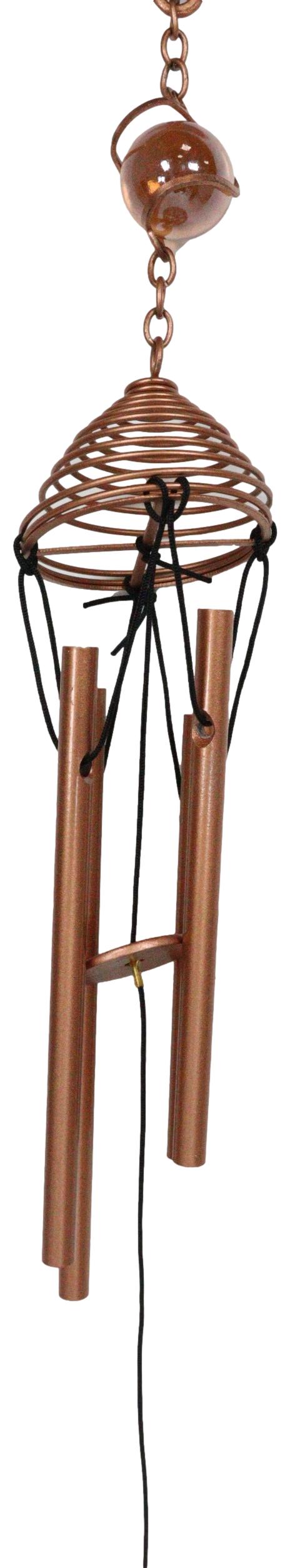 Stained Glass Feline Love Purple Slinky Cat Wind Chime Suncatcher Garden Patio