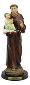 Ebros Catholic Church Saint Anthony of Padua Carrying Baby Jesus Statue 12.75"H