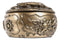 Nautical Kraken Octopus With Ship Anchor Decorative Jewelry Box Figurine 4"Diam