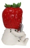Ebros Furrybones Delicious Dessert Stawberry Shortcake Figurine Small 3"H