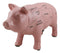 Small Ceramic Country Farmhouse Pig Swine Pork Butcher Chart Piggy Coin Bank Jar