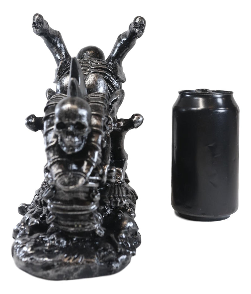 Ebros Hell Ghost Rider Skull Chopper Motorbike Wine Holder Figurine 15.25" L