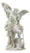 Holy Archangel Saint Michael With Chained Lucifer Statue Holy Eucharist Patron