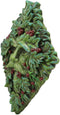 Ebros Summer Berry Celtic Greenman Hanging Wall Sculpture Decor Plaque 9" High