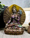 Ebros Gift Arya White Tara Tibetan Buddha Figurine Female Bodhisattva Figurine
