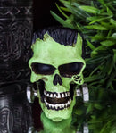 Dr Victor Frankenstein Skull Figurine 2"H Miniature Frankenskull Gothic Skeleton