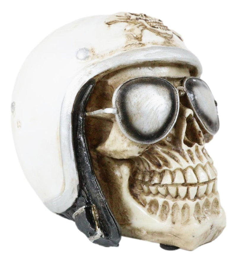 Air Force Aviation Airman Fighter Pilot Helmet Skull With Aviator Shad– Ebros Gift Air Force Aviation Airman Fighter Pilot Helmet Skull With Aviator Shad– Ebros Gift