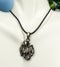 Ebros Twin Fetal Baby Skulls Birth Skeletons Pendant Jewelry Necklace Lead Free