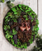 Ebros Dionysus Bacchus Spirit of The Vine Decor Wall Plaque 5.25" Diameter Wiccan Wicca Art Decorative Sculpture by Oberon Zell