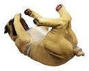 Ebros Pedigree Fawn Pug Dog Wine Bottle Holder 10" Long Home Decor