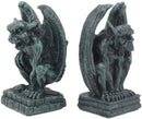 Ebros Notre Dame Guardian Mini Gargoyle Statue Set of 2 Miniature 2.5" Tall