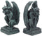 Ebros Notre Dame Guardian Mini Gargoyle Statue Set of 2 Miniature 2.5" Tall