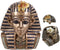 Ebros 5.5 Inch Tall Ancient Egypt King Tut Head Box Pharaoh Keepsake Trinket Jew - Ebros Gift