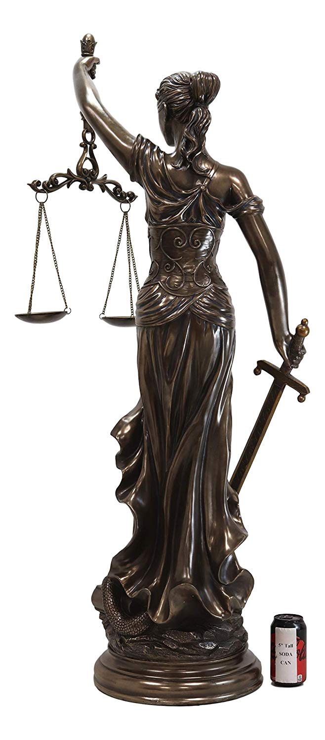 Ebros Large 4 Feet Greek Goddess Lady Of Justice Blindfolded La Justica Themis Statue