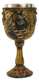 Ebros Ancient Egyptian Women Bastet Cat Wine Goblet 6oz 7"H Decorative Chalice