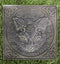 Wicca Halloween Black Cat Sees and Tells Fortune Teller Resin Stepping Stone
