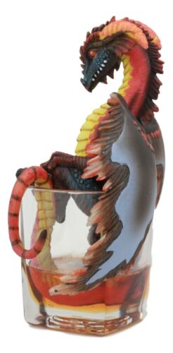 Ebros Beverage Drunken Spirit Dragon 7.75" Tall Fantasy Figurine (Rum Dragon) - Ebros Gift