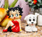 Comical Betty Boop And Pudgy Dog Collectible Ceramic Salt And Pepper Shakers Set